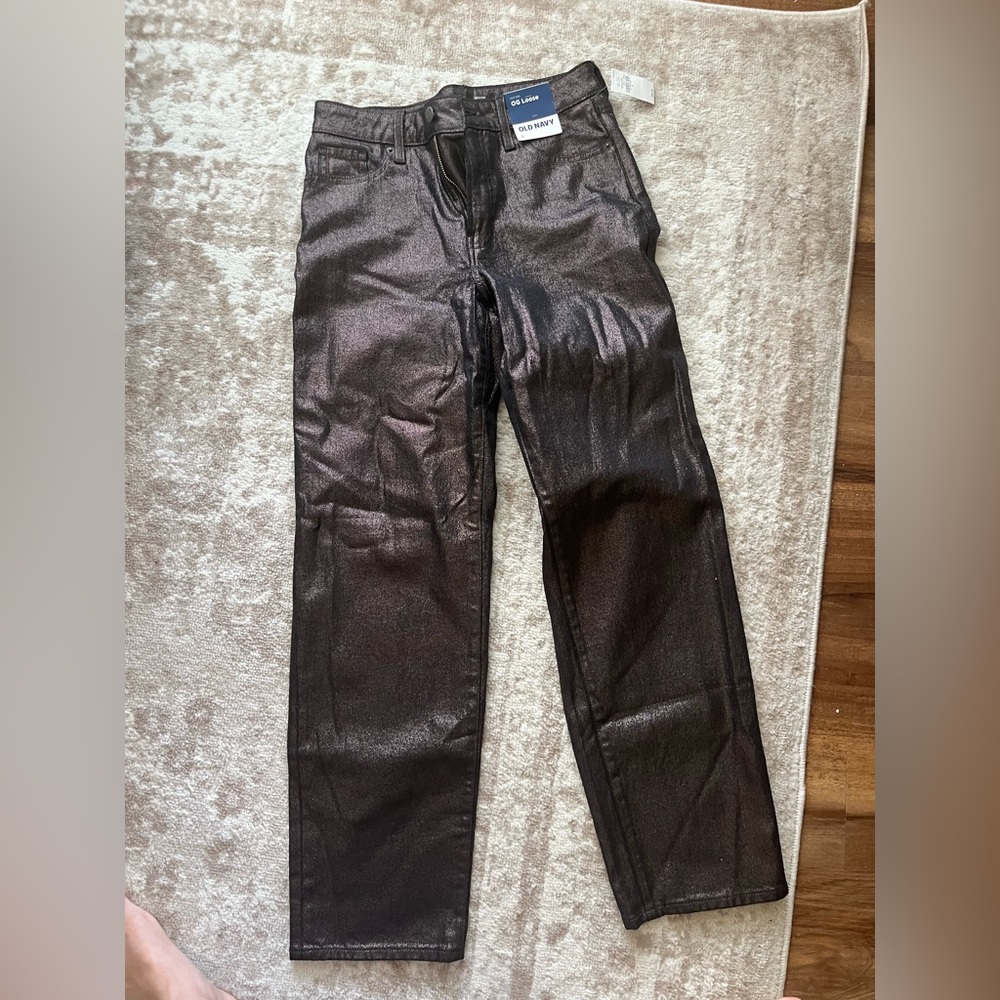 Black shimmery Jeans